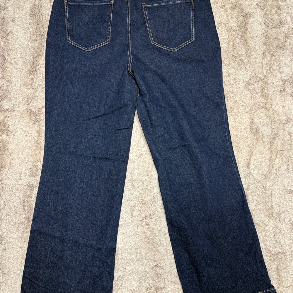 Dark Indigo Women's wide leg 16W - Picture 2 of 2